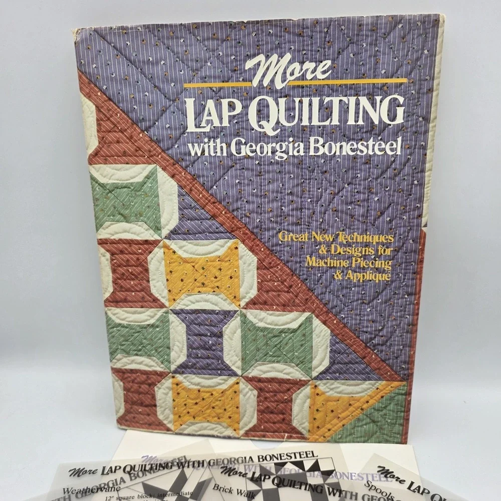 More Lap Quilting With Georgia Bonesteel - Includes Plastic Templates Hardcover